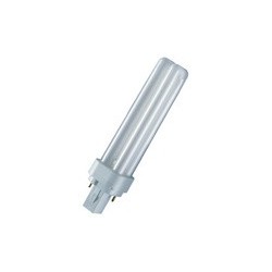 Osram lampe fluocompacte dulux d, 10 watt, g24d-1