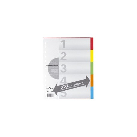 Pagna intercalaire en carton, format a4, 10 positions, extra