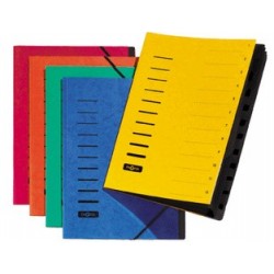 Pagna trieur "sorting file" 12 compartiments, jaune
