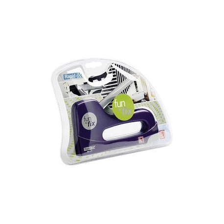 Rapid agrafeuse fun to fix m10y, violet,