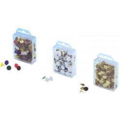 Wedo punaises, blanches, diamètre: 10 mm, petit paquet