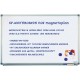 Magnetoplan tableau blanc sp, (l)900 x (h)600 mm