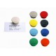 Magnetoplan discofix aimant rond "color", jaune