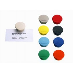 Magnetoplan discofix aimants ronds "color", rouge