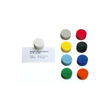 Magnetoplan discofix aimant rond "magnum", bleu