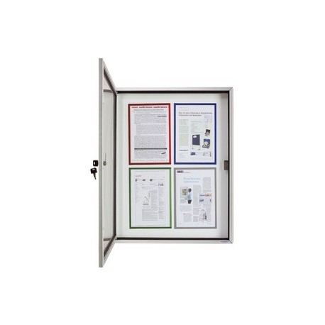 Magnetoplan vitrine d'affichage cc, 4 x format a4, pour