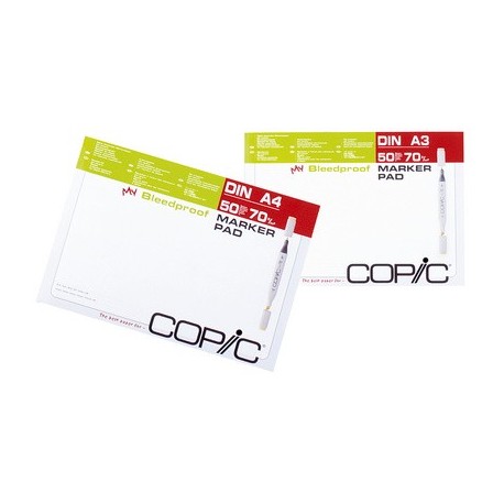 Copic bloc pour marqueur format a3, 70 gm2, 50 feuilles
