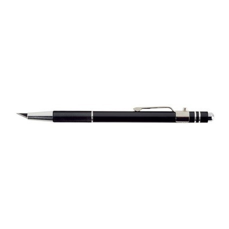 Transotype cutter avec bouton pressoir, noir, longueur:140mm