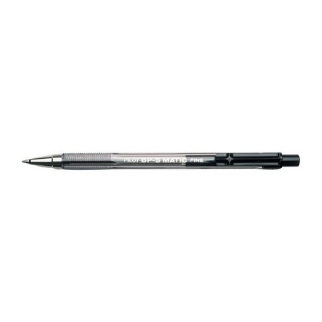 Pilot stylo à bille rétractable bps-matic medium, bleu