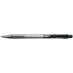 Pilot stylo à bille rétractable bps-matic medium, noir