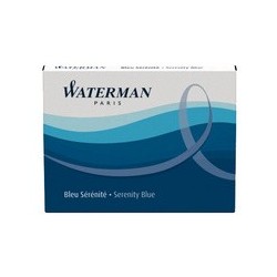 Waterman cartouches d'encre longues, noir, sous blister