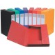 Exacompta boîte à élastiques cartobox, a4, 40 mm, assorties (LOT DE 10)