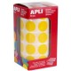 Agipa apli kids gommettes de couleur en rouleau, jaune