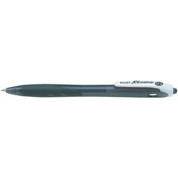 Pilot stylo à bille rexgrip begreen, rétractable, noir