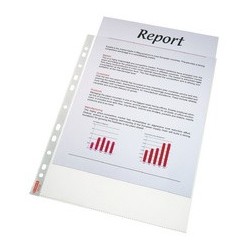 Esselte pochettes perforées standard, a4, pp, transparent,