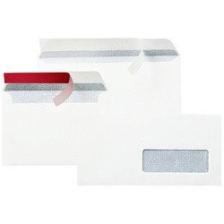 Gpv enveloppes, dl, 110 x 220 mm, blanc, sans fenêtre