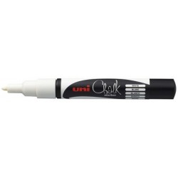 Uni-ball marqueur craie chalk pwe-3ms, jaune fluo, pointe