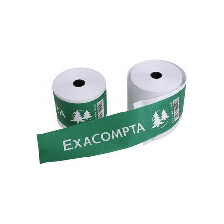 Exacompta rouleaux papier thermique pour caisse, 57 mm x 18m (LOT DE 10)