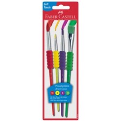 Faber-castell synthetikhaarpinsel-set