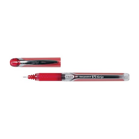 Pilot stylo roller hi-tecpoint v7 grip, rouge