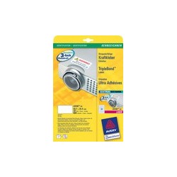 Avery zweckform étiquettes ultra adhésives 63.5 x 33,9 mm,