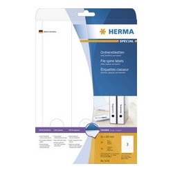 Herma étiquettes superprint pour classeur, 297 x 59 mm, long