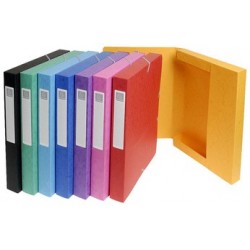 Exacompta boîte de classement, a4, 40 mm, assorties (LOT DE 8)