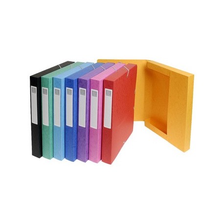 Exacompta boîte de classement, a4, 40 mm, assorties (LOT DE 8)