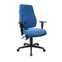 Topstar fauteuil de bureau "lady sitness deluxe", bleu