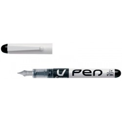 Pilot stylo plume v-pen effaçable, bleu