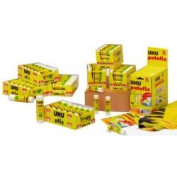 Uhu assortiment rentrée bâtons de colle stic + patafix