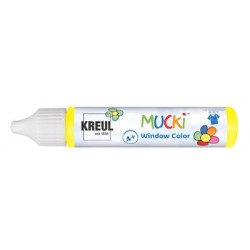 Kreul window color pen "mucki", jaune, 29 ml