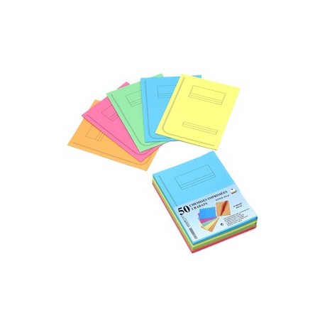 Exacompta chemises super 250 imprimées, a4, rose
