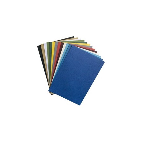 Exacompta couverture de reliure grain cuir, a4, noir