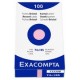 Exacompta fiches bristol, a7, uni, vert