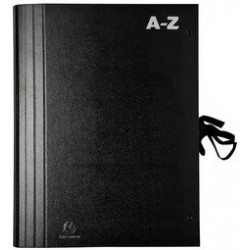 Exacompta trieur a-z, pour format a4, noir