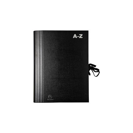 Exacompta trieur a-z, pour format a4, noir