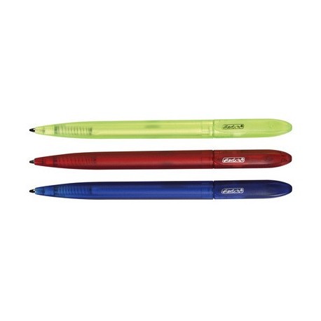 Herlitz stylo à bille frosted, couleur de tracé: bleu