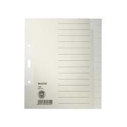 Leitz intercalaire en papier naturel, blanc, a5 paysage,