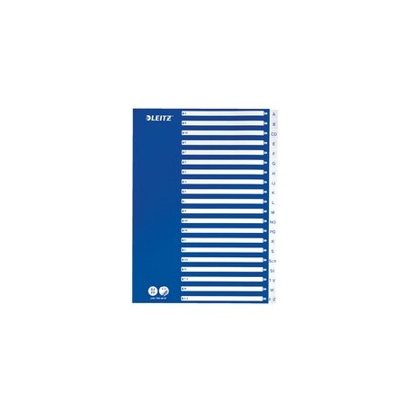 Leitz intercalaire en plastique, a-z, a4, 21 touches, pp,