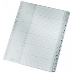 Leitz intercalaire en plastique, a-z, format a4 extra large