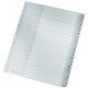 Leitz intercalaire en plastique, a-z, format extra large