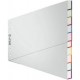 Leitz intercalaire en plastique, blanc, a4 extra large,