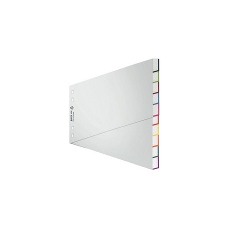 Leitz intercalaire en plastique, blanc, a4 extra large,