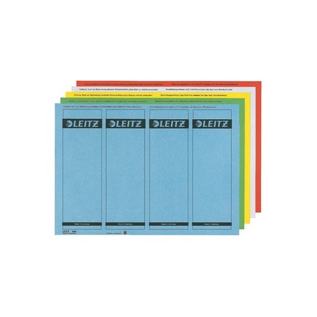 Leitz étiquette pour dos de classeur, 61 x 192 mm, court,