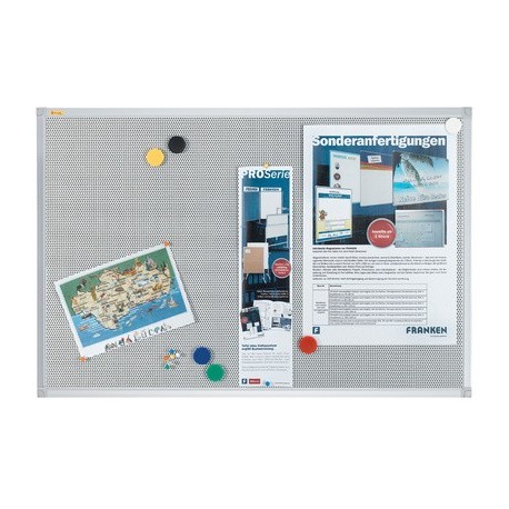 Franken tableau d'affichage magnétique x-tra!line, gris