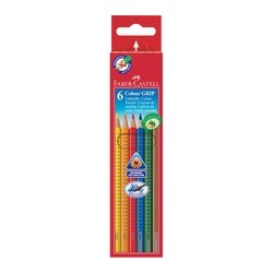 Faber-castell crayons de couleur colour grip, étui de 36