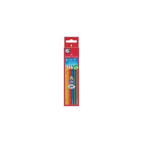 Faber-castell crayons de couleur colour grip, étui de 36