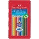 Faber-castell crayons de couleur colour grip, étui de 48
