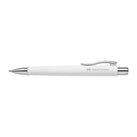 Faber-castell stylo à bille rétractable poly ball xb, noir